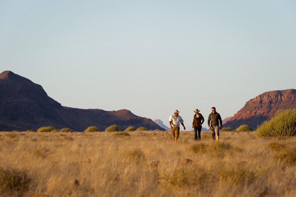 Walking safari in Damaraland, Namibia