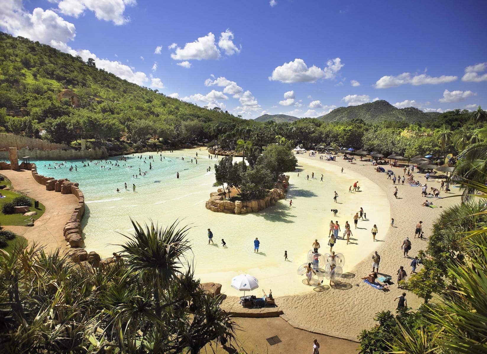 Valley of the waves in Sun City, South Africa