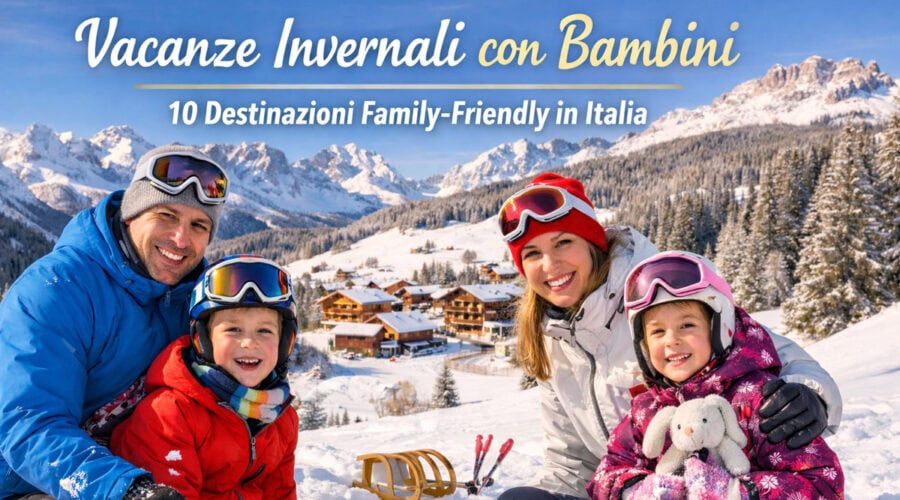 Vacanze invernali con bambini: 10 destinazioni family-friendly in Italia