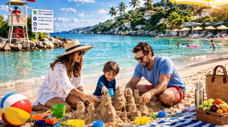 Le spiagge più sicure per bambini in Italia