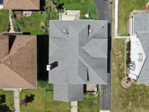 Residential roof inspection performed by Great Lakes Building Concepts in West Michigan.