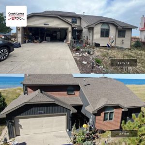 New vinyl siding installation by Great Lakes Building Concepts