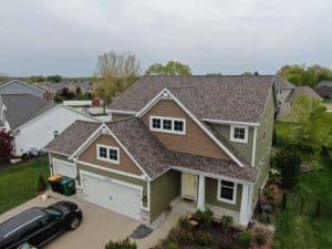 Completed vinyl siding replacement project by Great Lakes Building Concepts 