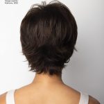 Short layered wig in dark brown from Hidden Secrets Wigs.