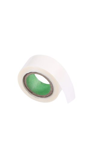White medical tape roll with green core for medical use.