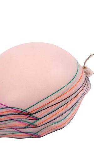 Set of colorful wig fitting caps with label 'Accu Cap' for wig fitting and styling.