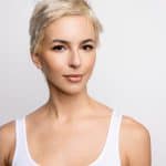 Blonde short wig from Hidden Secrets Wigs in the Amore Collection.