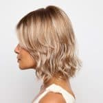 Blonde wavy bob wig from Hidden Secrets Wigs.