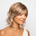 Stylish blonde bob wig from Hidden Secrets Wigs, perfect for a modern look.
