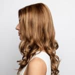Long, wavy, auburn wig from Hidden Secrets Wigs.