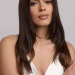 Elegant brunette wig from the Hidden Secrets Wigs Amore Collection.