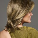 Beautiful blonde wig with layered style for a natural look.