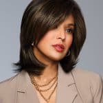 Stylish layered bob wig perfect for a sophisticated look.