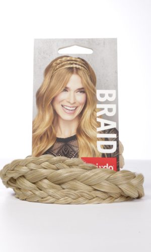 Blonde braided headband from Hidden Secrets Wigs for hair styling.