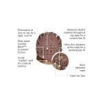 Cap features of Hidden Secrets Wigs including stretch material and open ear tabs.