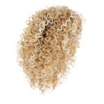 Blonde curly wig with tight ringlet curls from Hidden Secrets Wigs.