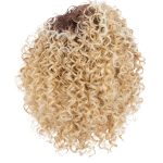 Curly blonde wig with dark roots from Hidden Secrets Wigs.