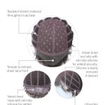 Close-up of HairUWear Detangle & Style Comb with detailed features.