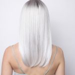 Elegant silver blonde wig from Hidden Secrets Wigs.