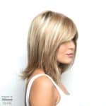 Blonde layered wig from the Kenzie Noriko Collection at Hidden Secrets Wigs.