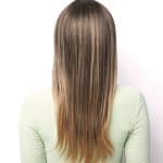 Long straight wig in light brown with subtle highlights from Hidden Secrets Wigs.