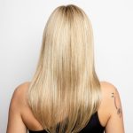 Blonde wig from Hidden Secrets Wigs, Long TP Mono LG style, natural look.