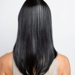 Long straight black wig from Hidden Secrets Wigs, perfect for elegant styles.