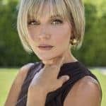Blonde bob wig with bangs from Hidden Secrets Wigs.