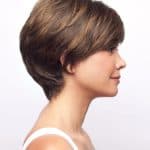 Stylish short brown wig from Hidden Secrets Wigs, perfect for a natural look.