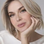 Blonde bob wig from Hidden Secrets Wigs, styled for a natural look.