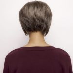 Short gray wig from Hidden Secrets Wigs, stylish and natural look.