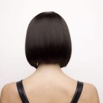 Sleek, straight bob wig in dark brown from Hidden Secrets Wigs.