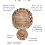 Close-up of Real Deal wig cap with detailed features and construction.