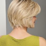 Blonde short wavy wig for women, natural look, stylish hairpiece from Hidden Secrets Wigs.
