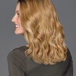 Wavy 14-inch blonde wig from Hidden Secrets Wigs.