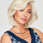 Elegant blonde bob wig for women, perfect for stylish looks and special occasions.
