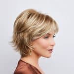 Stylish blonde wig from Hidden Secrets Wigs, perfect for a modern look.
