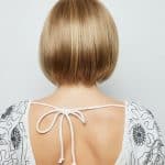 Blonde bob wig from Hidden Secrets Wigs, Scorpio Partial Mono, The Orchid Collection.