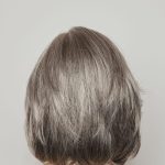Short gray wig from Hidden Secrets Wigs, Sheena style, in the Orchid Collection.