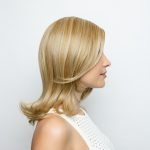 Blonde Sophia wig with soft waves, perfect for elegant looks.