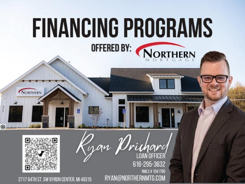 Mortgage financing programs offered by Northern Mortgage with Ryan Prichard.