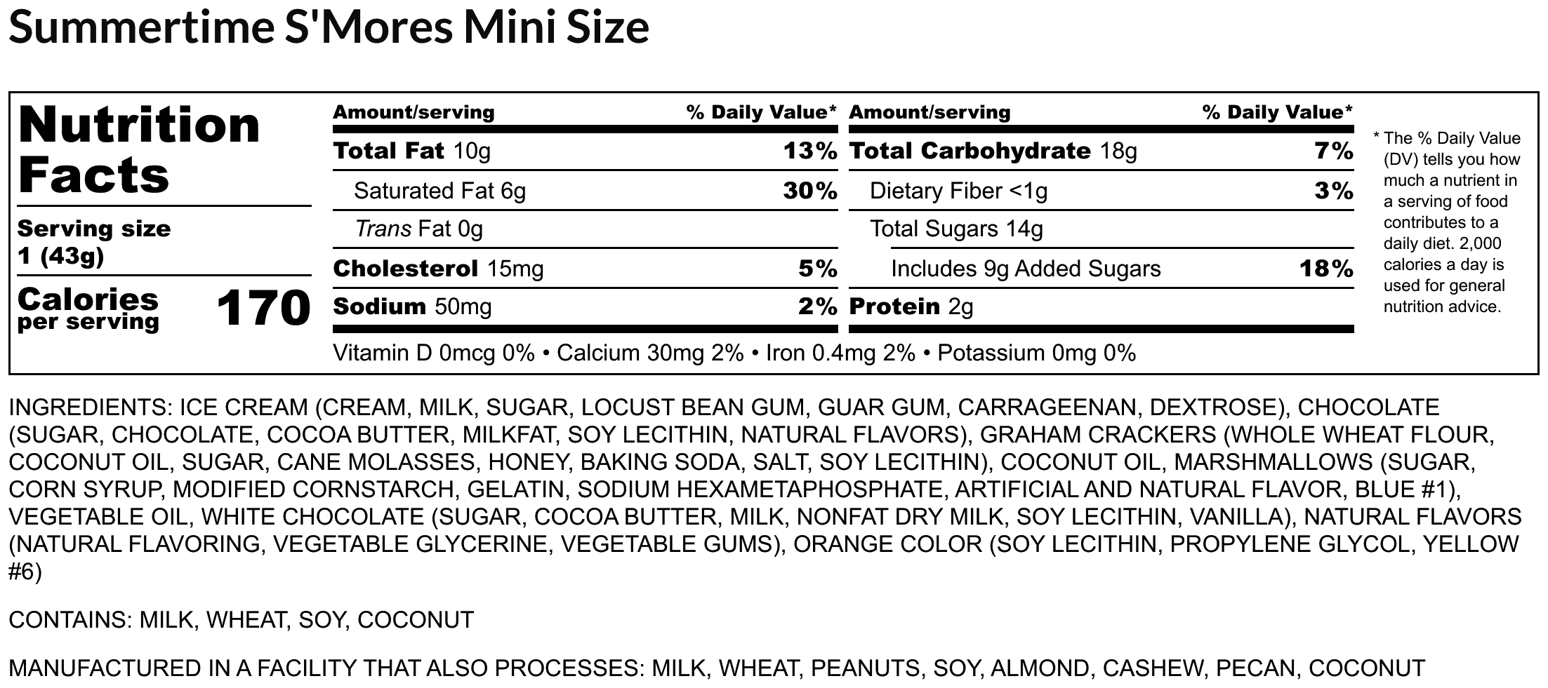 Summertime S'Mores Mini Size