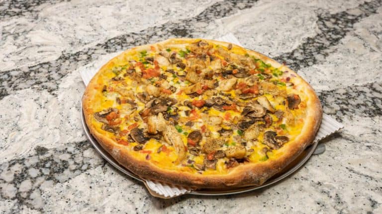 Chicken Alfredo Pizza