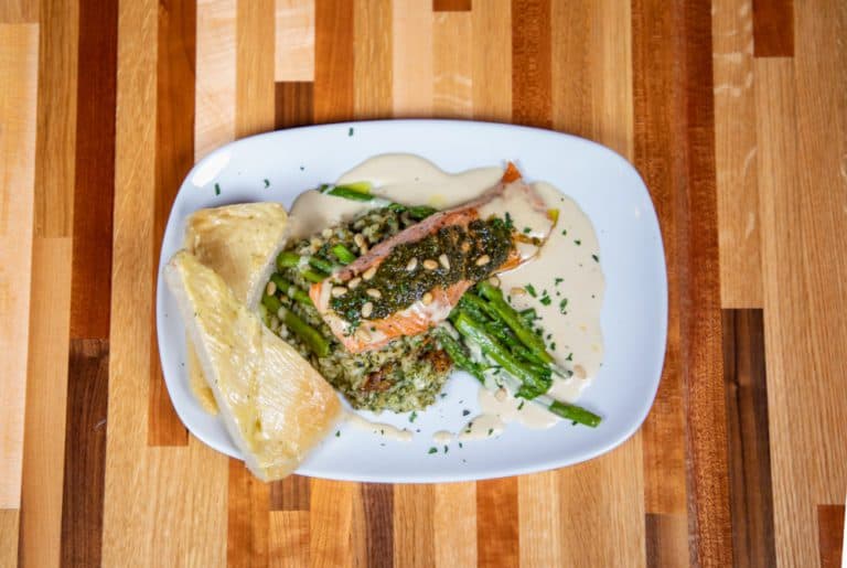 Basil Pesto Salmon-Fresh