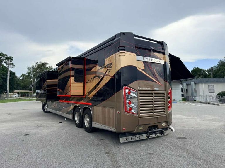 Luxury 2016 Entegra Cornerstone 45B motorhome for sale.