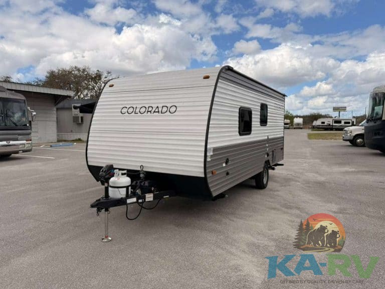 Affordable Keystone Colorado 17RBC travel trailer for Optima RV service and maintenance.