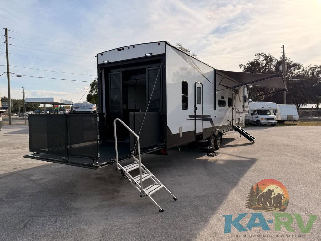 High-quality 2025 Dutchmen Voltage 3800 RV with advanced electrical systems.