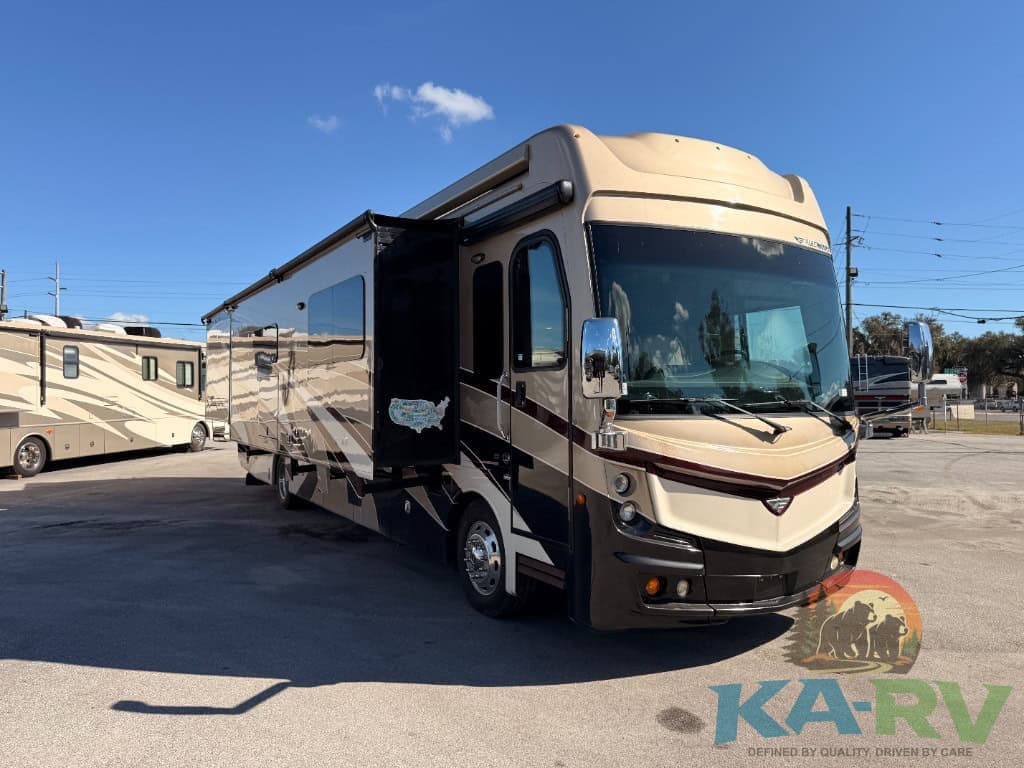 Luxury Class A RV for Optima Travel and Camping.