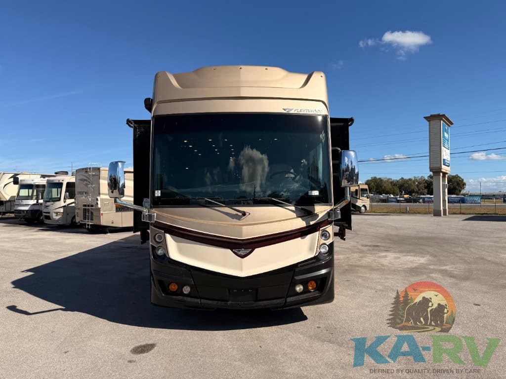 Reliable motorhome for travel and camping adventures.