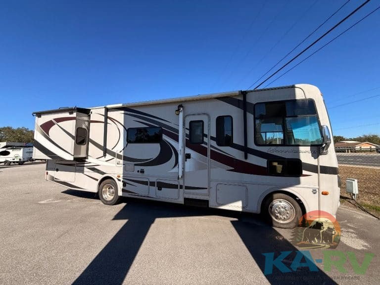Reliable 2013 Four Winds Hurricane 29X motorhome for optimal travel comfort and performance.